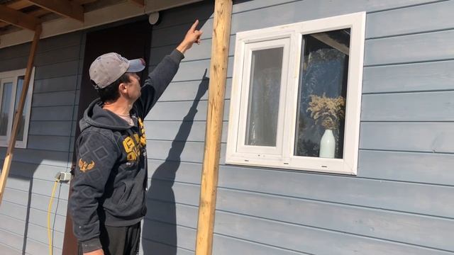 Пристройка к бытовке часть 2