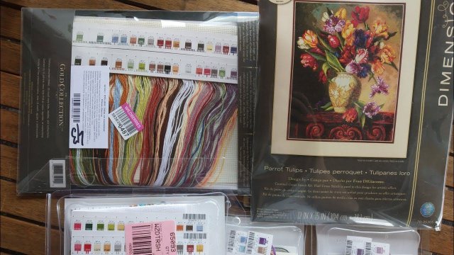 Покупки наборов для вышивки за май-июнь/Дименшенс/вышивка крестом
