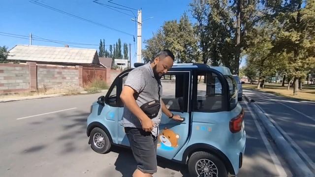 Обзор Электромобиля из Китая за 3000$.На Электромобиле можно ездить без прав.  #электромобиль#машин