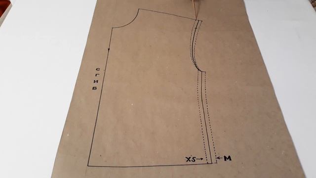 Простое построение выкройки худи