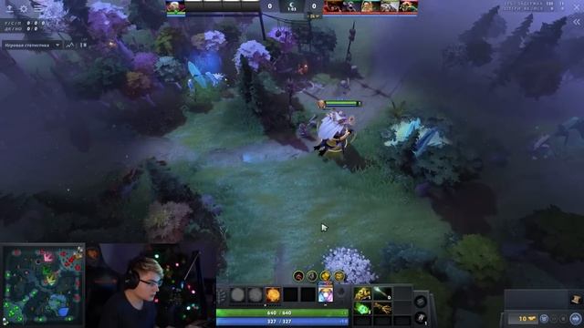 Invoker с РЕЖИМОМ БОГА против КОМАНДЫ ПРО ИГРОКОВ! ИНВОКЕР С 100 СКИЛАМИ В DOTA 2 ?