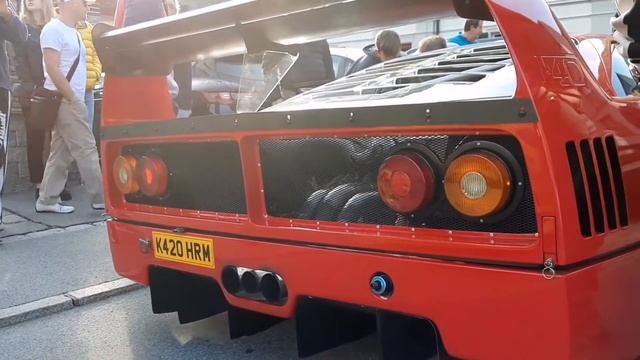 Ferrari F40 LM exhaust sound