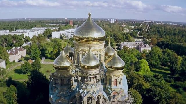 Освящение колоколов Свято-Никольского морского собора. Лиепая