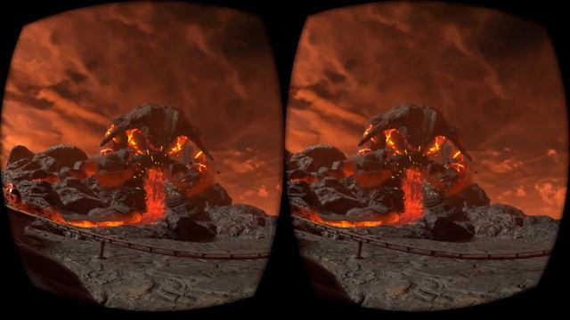 3D VR 360 Горки встреча с дьяволом Epic Roller Coasters