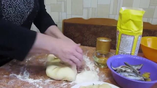 Пирог с рыбой. Рыбник.