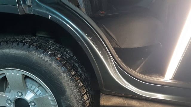 Нива Защитные накладки на задние колесные арки. Установка.