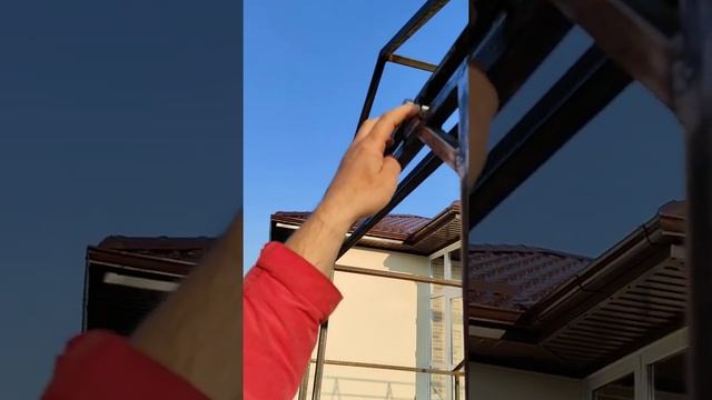 Откатные двери для теплицы