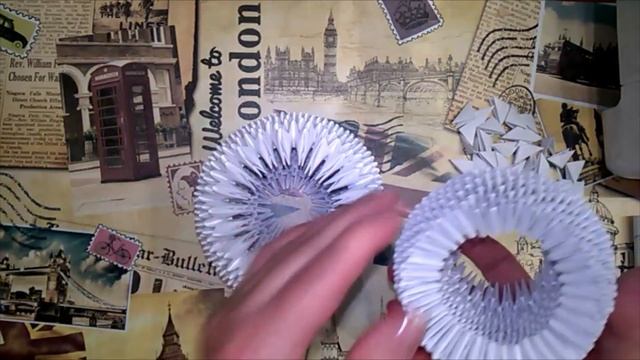 Шикарный снеговик (оригами)