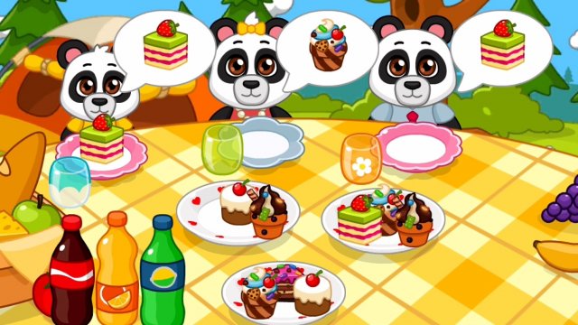 Детский кемпинг - развивающая игра | Мультик для детей