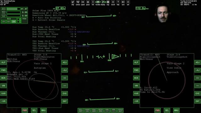 Семь гравитационных маневров Parker Solar Probe в Orbiter