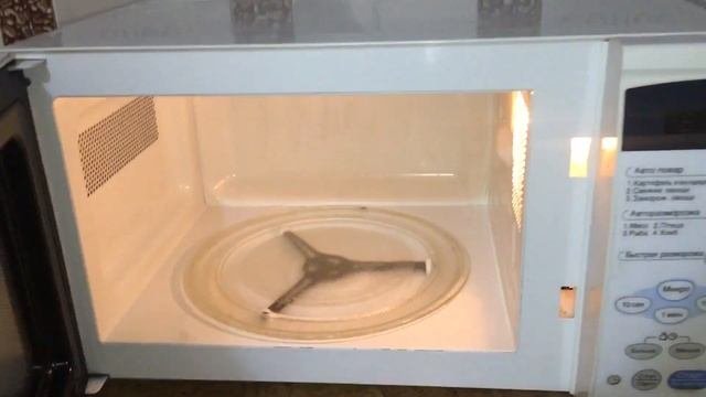 Микроволновка LG. Трещит при работе. Устраняю.