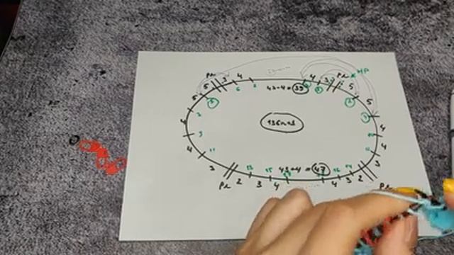 Росток в реглане сверху/ с углублением по переду и по спинке/ подробный попетельный МК для новичков