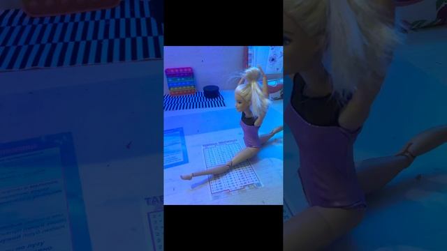 Соревнования кукол барби|Гимнастика|барби на кольце||??⛄️