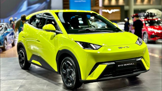 Новый BYD Seagull (2024) — EV Hatchback | Интерьер и Экстерьер
