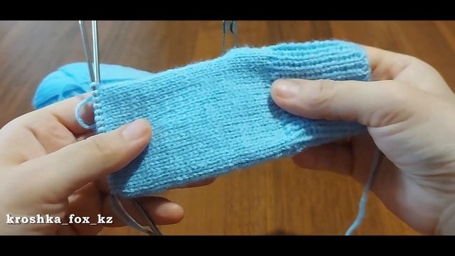 Простые варежки спицами на ребенка 5 лет | Подробный мастер-класс | Вязание спицами для начинающих