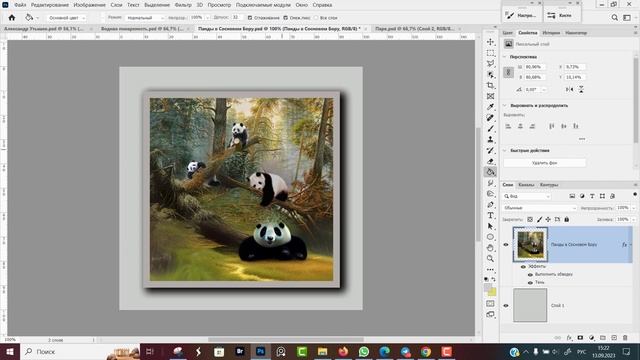 Как сделать рамку вокруг фотографии в Adobe Photoshop
