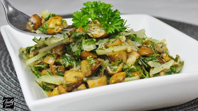 БЫСТРЫЕ Маринованные Шампиньоны! В   раз вкуснее чем в магазине!