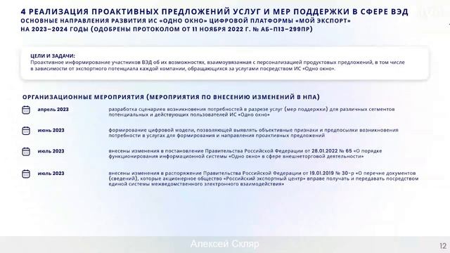 Вводный вебинар для экспортёров | Платформа «Мой экспорт»