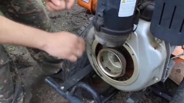 запуск мотоблока без стартера