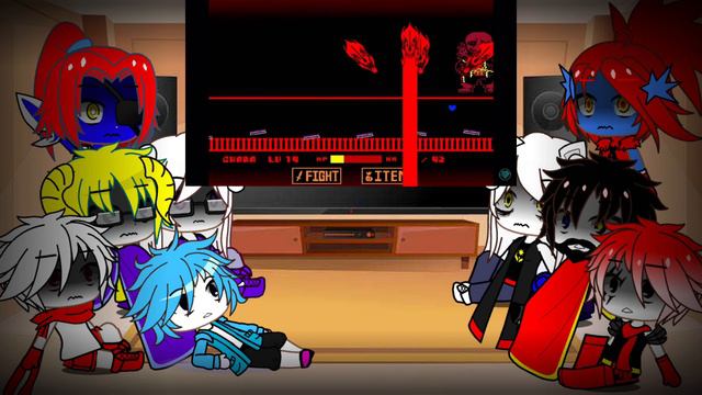 РЕАКЦИЯ UnderFell И UnderTale НА Fell! Sans 2/2