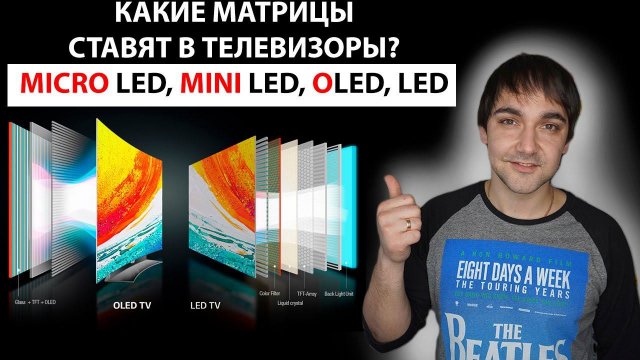 Какие матрицы ставят в телевизоры?! MicroLED, MiniLED, OLED! Как выбрать телевизор? Рейтинг матриц!