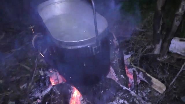 Ловля-Рыбалка на КРУПНОГО ХАРИУСА, Сибирь, Медведь, БЫТ В ТАЙГЕ, Ночёвка в тайге у реки!!!