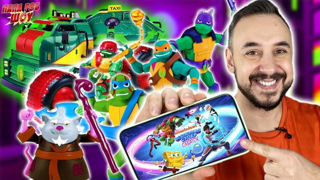 ПАПА РОБ И ЧЕРЕПАШКИ-НИНДЗЯ ЭВОЛЮЦИЯ - СБОРНИК ЛУЧШИХ ПРИКЛЮЧЕНИЙ TMNT НА ПАПА РОБ ШОУ!