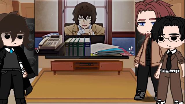 ||Реакция Оды,Дазая,Анго на будующее|| 2/3