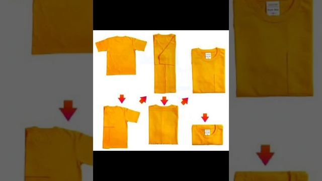 Домоводство. Уход за одеждой. Складывание вещей.