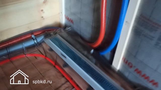 Монтаж труб водяного теплого пола
