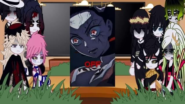 Uppermoons react to nezuko as new moons + meme | ft. demon queen nezuko & demon king tanjiro |my au