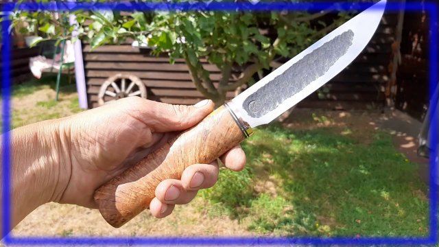 Ковка не якутского ножа из стали х12мф