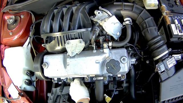 Замена свечей зажигания Лада Калина (8 клапанов)