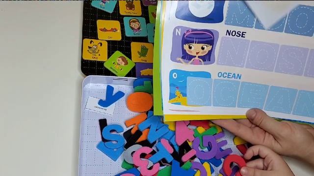 Магнитная Азбука (английские буквы )  Magneticus. Английская азбука. Игра. Учим буквы и счет.