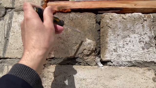 Нальчикский пеплоблок. Разрушение влагой и морозом.