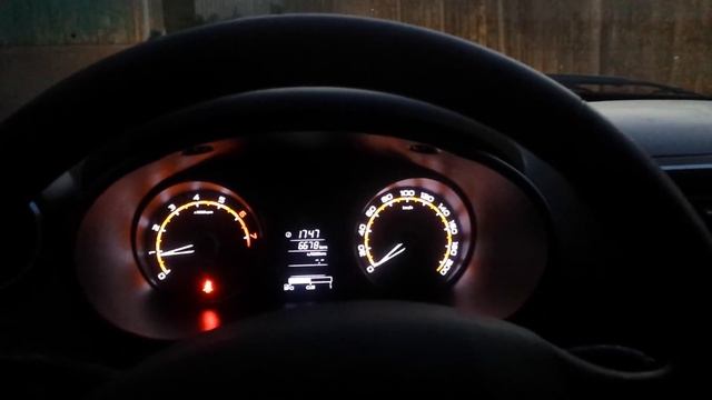 Лада Гранта холостой ход за 30 секунд
