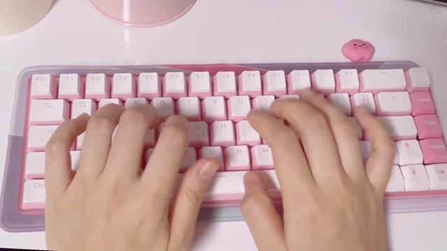 Tester68 pink tape mod | KTT Rose spray rubed, typing sound (feat. 1.75u)