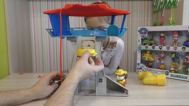 распаковка щенячий патруль игрушки обзор ЩЕНЯЧИЙ ПАТРУЛЬ райдер скай гонщик zuma крепыш маршал роки