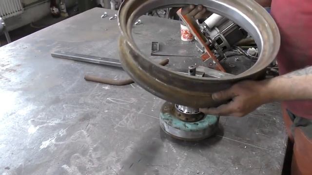 Часть2. Широкое колесо на мотоцикл Днепр 12 (К 750 ,М 72 ,Урал)