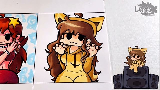 Drawing GIRLFRIEND in Different MODS ( FRIDAY NIGHT FUNKIN’ )