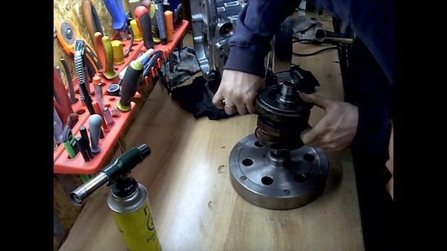 Ремонт мотоцикла Урал #20 - Установка коленвала с импортными подшипниками