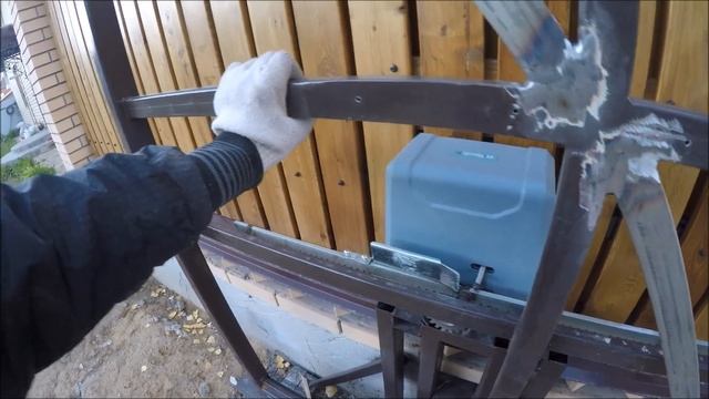 Регулировка откатных ворот своими руками. Забор #87.