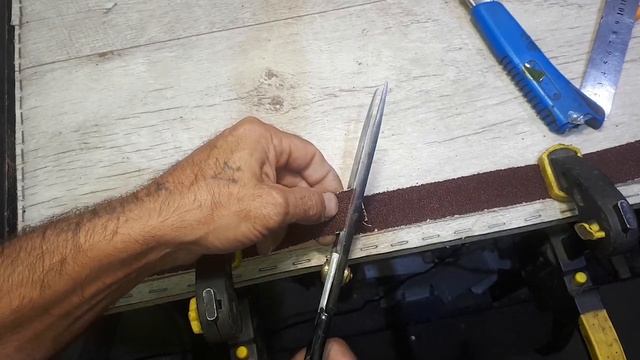 Надёжная и простая склейка лент для гриндера.