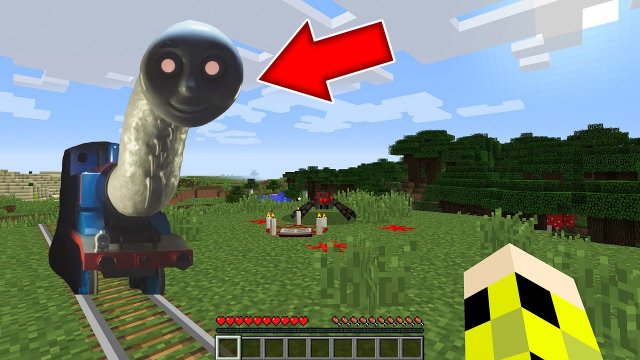 Я призвал ПРОКЛЯТЫЙ ПАРОВОЗИК ТОМАС в своем мире в МАЙНКРАФТ ! Как призвать CURSED THOMAS MINECRAFT