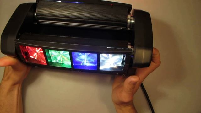 Светодиодный мини-прожектор Mini Spider (RGBW 8x10W). Обзор