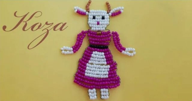 Коза из мультфильма "Волк и семеро козлят"