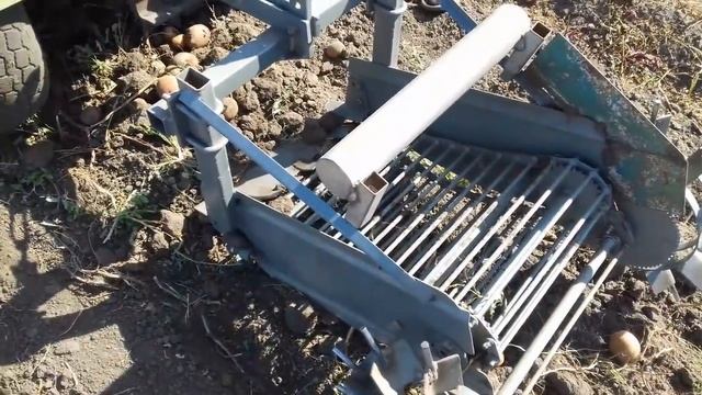 Картофелекопалка (Транспортёрная) к Мотоблоку | Настройка ножа | День 2