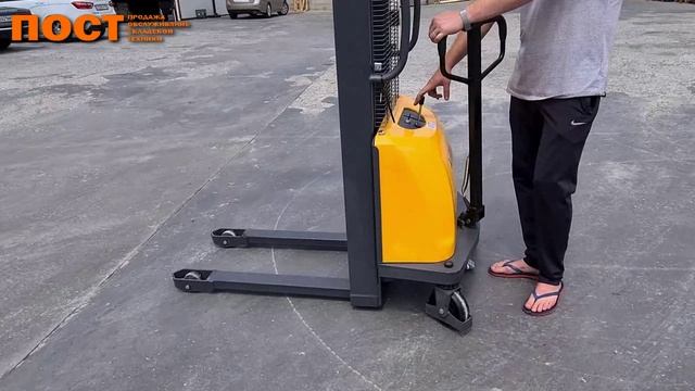 Штабелер XILIN гидравлический с электроподъемом 1,5 т 2,5 м CDD15B-E 1009594 от компании «ПОСТ».