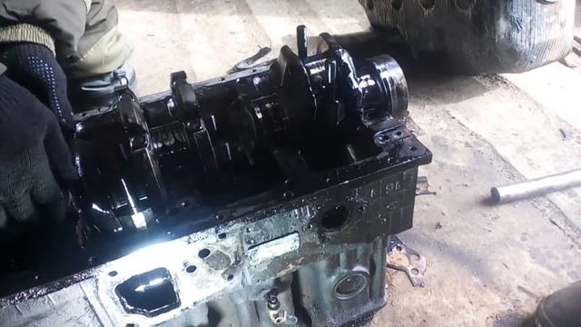 жесть .лопнул коленвал двигатель д245