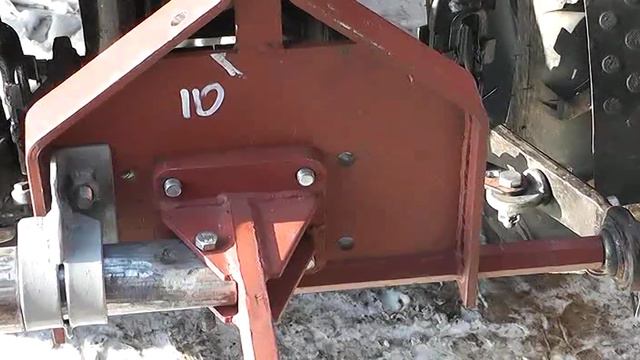 Второй плуг на МТЗ  132 Н